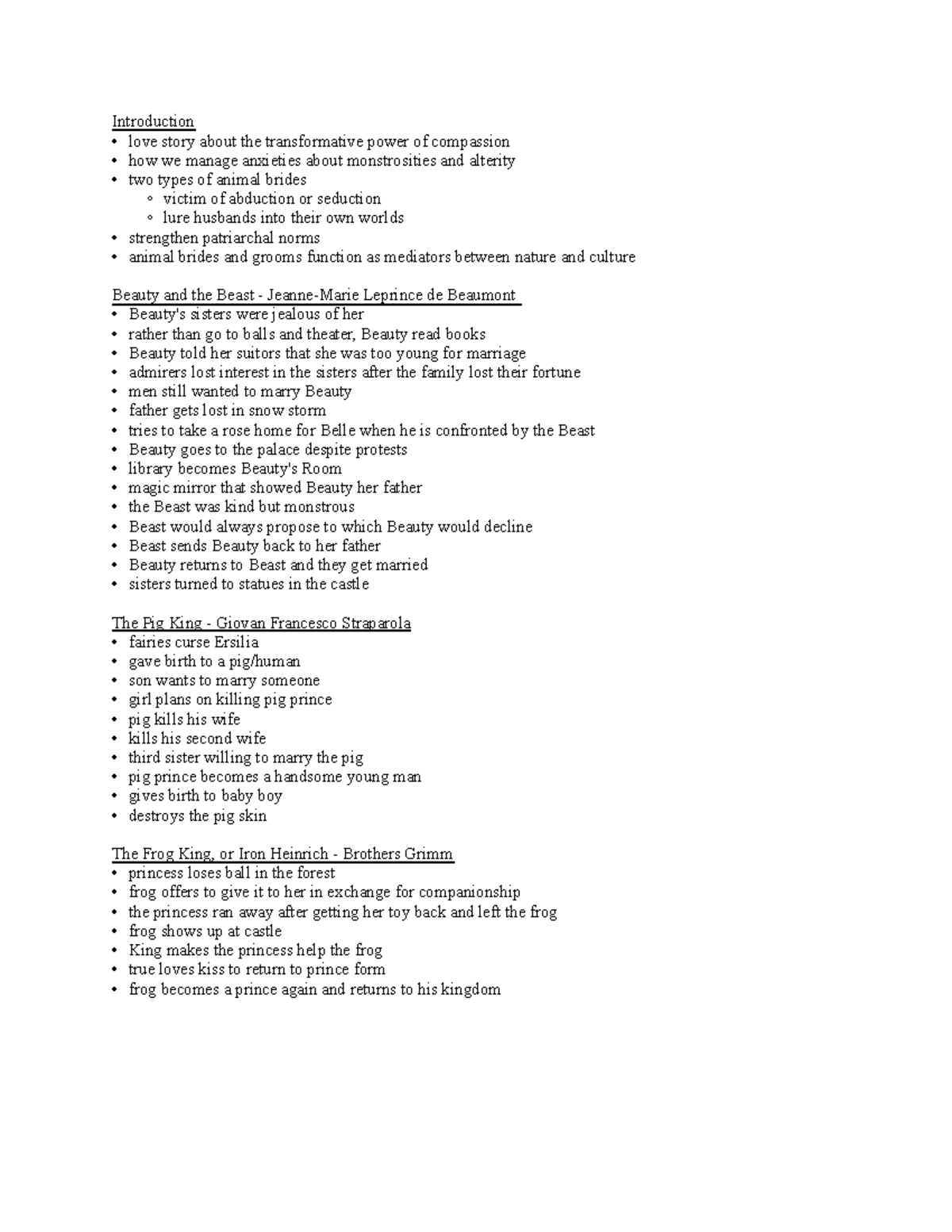 Beauty and the Beast Summary Forms and Ideas in Humanities