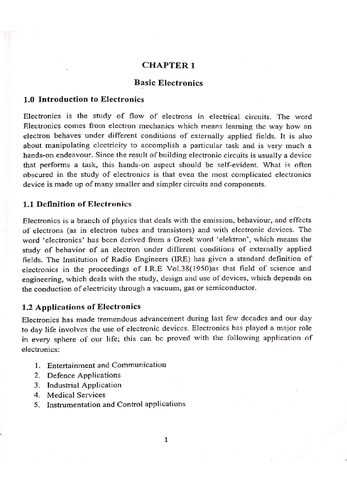 Electronics Bsc. Computer science Studocu