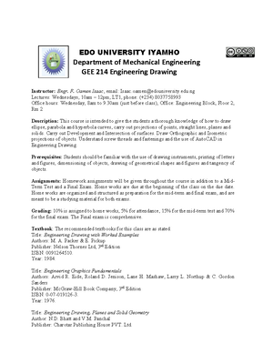 5. Projections of Straight Lines - Engineering drawing - Studocu