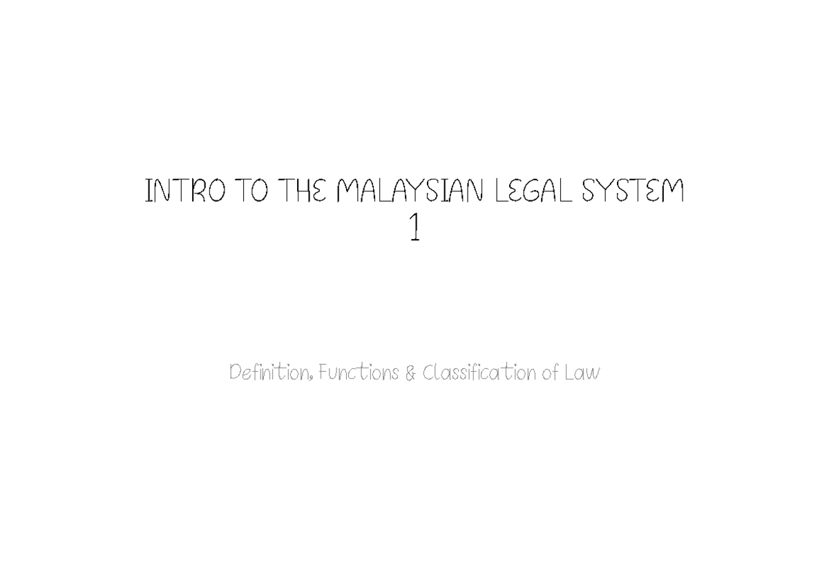 intro-to-the-malaysian-legal-system-malaysian-legal-principles-uitm