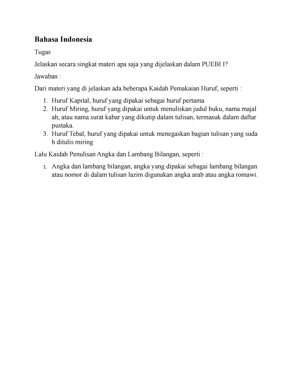 apa arti bahasa indonesia nya homework