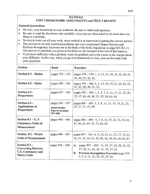Math 012 unit 1hw 12 9 14 - review sheet - MATH 012 UNIT 1 HOMEWORK ...