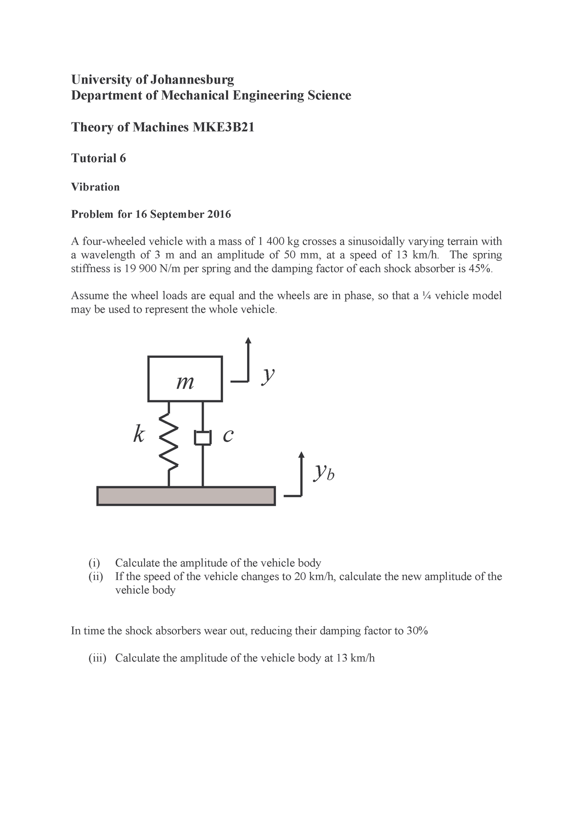 Tutorial 6 Solution ...