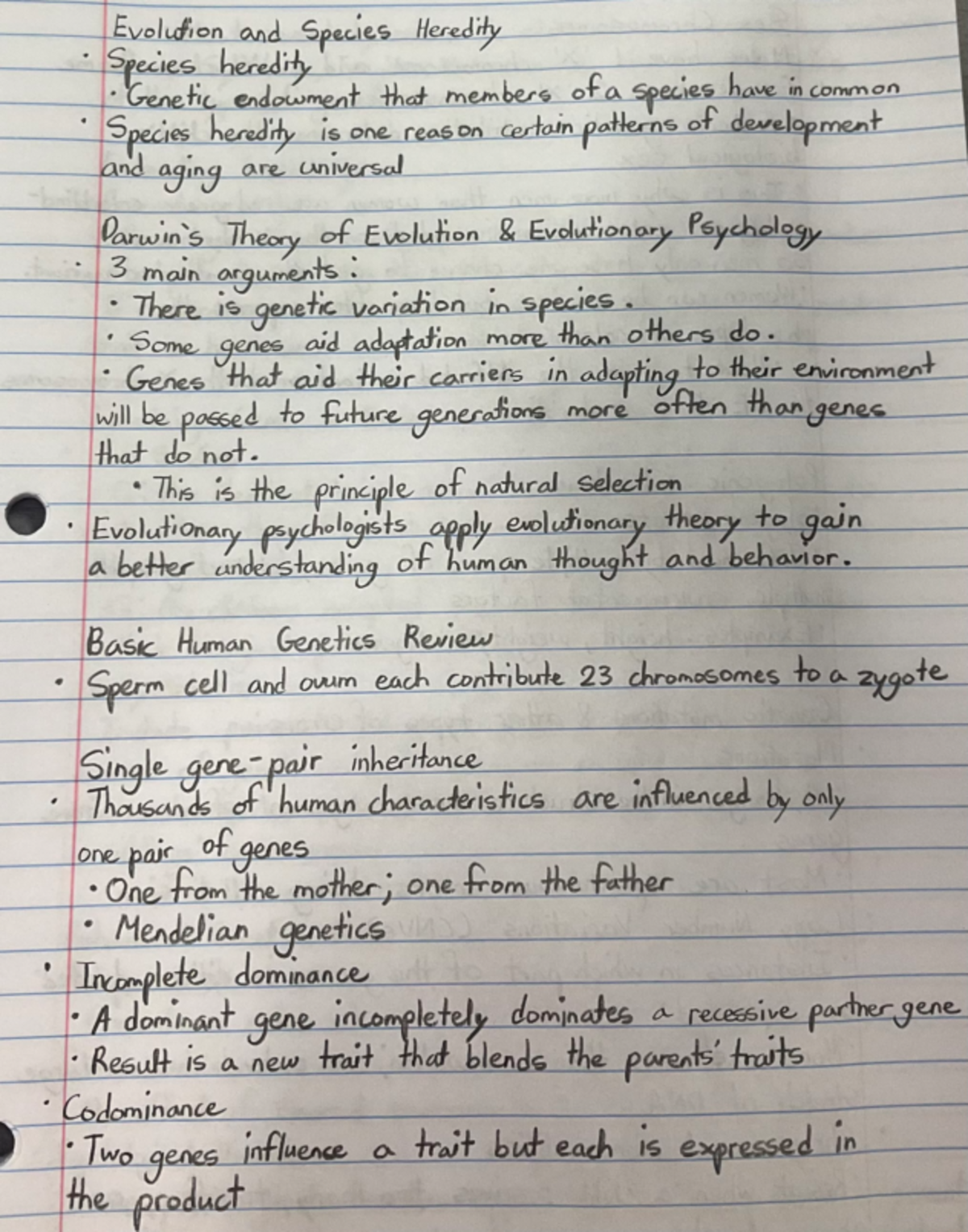 Ch. 3 - Lecture Notes - PSY 220 - Studocu