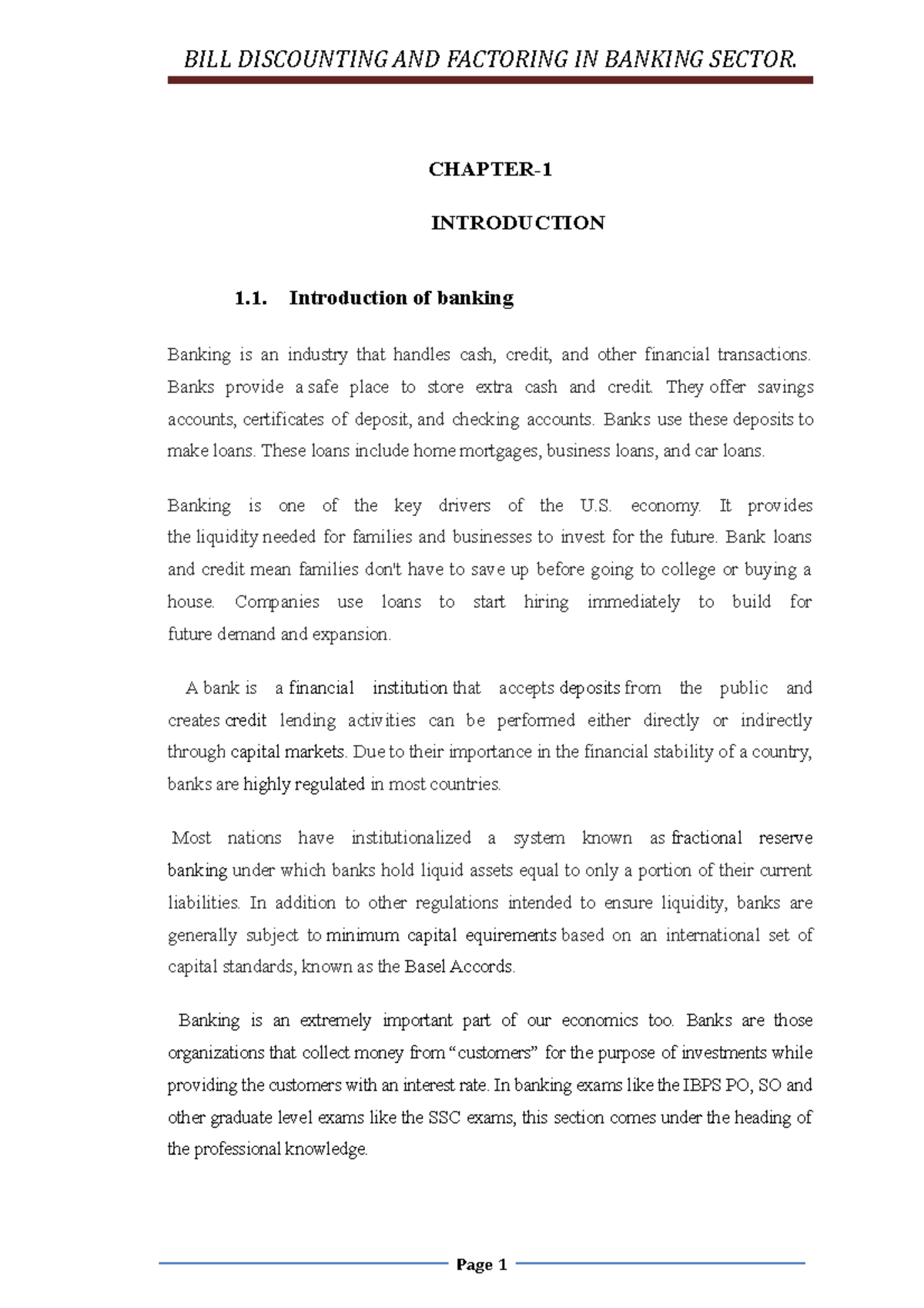 Black BOOK Project. 2K19 CHAPTER INTRODUCTION 1. Introduction of