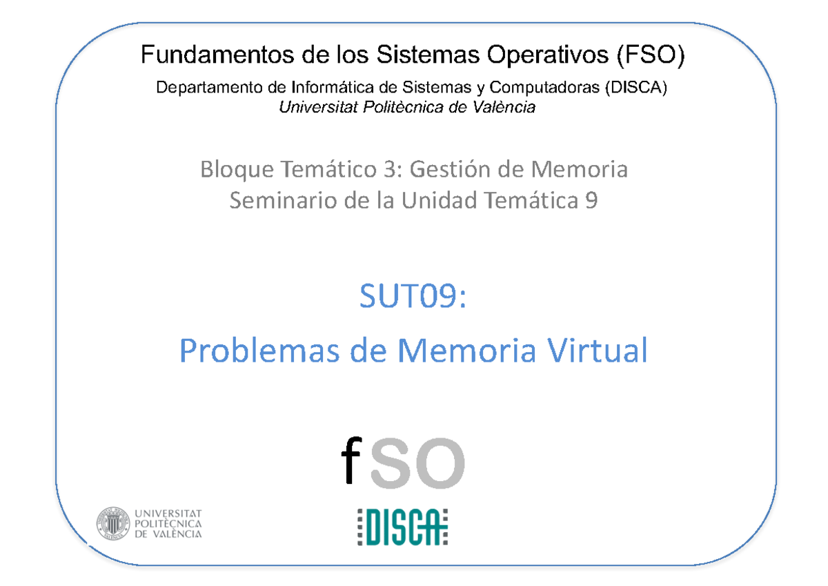 Seminario 9 Resuelto - Fundamentos De Los Sistemas Operativos (FSO ...