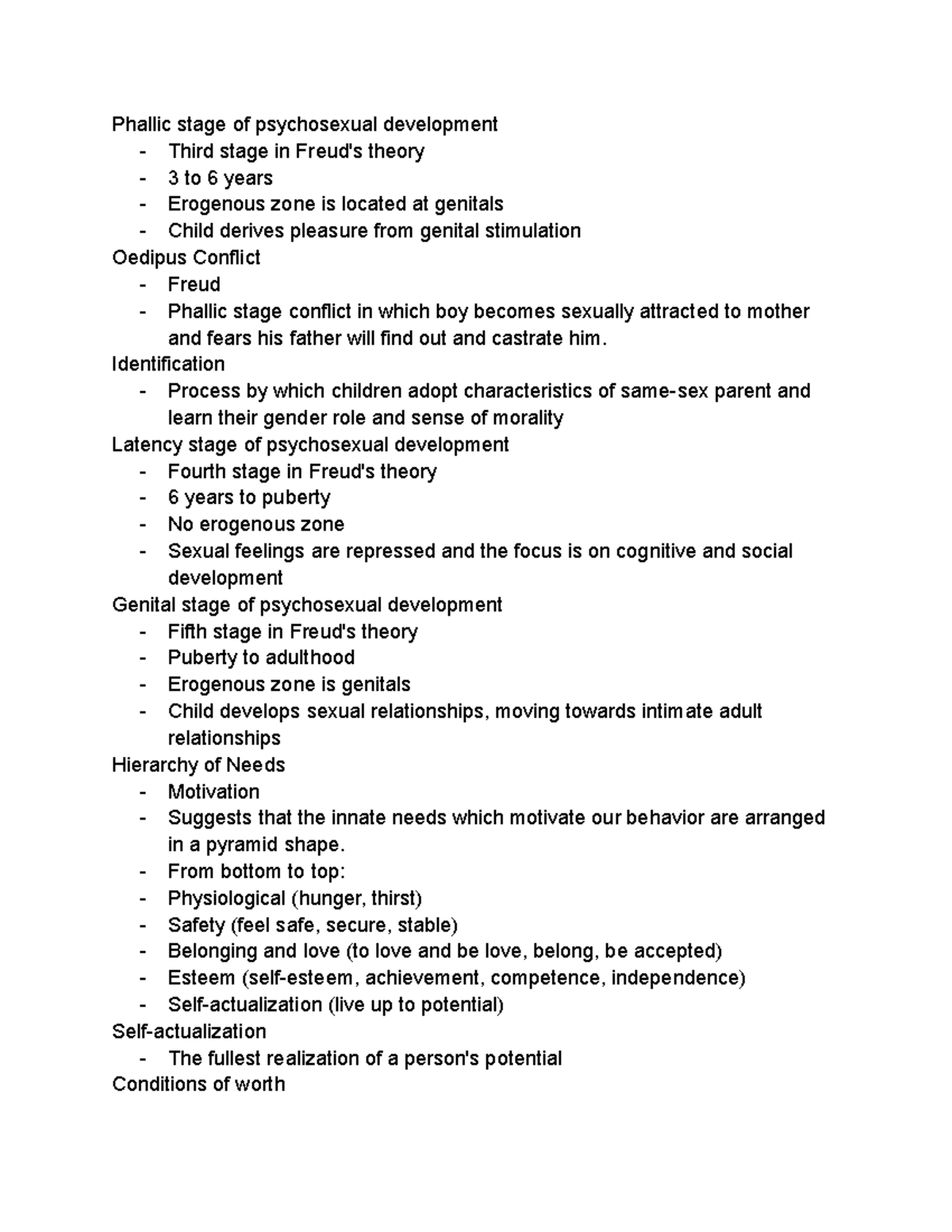 Aaaaa Psychology 602 - Definitions And Notes Taken Directly From 