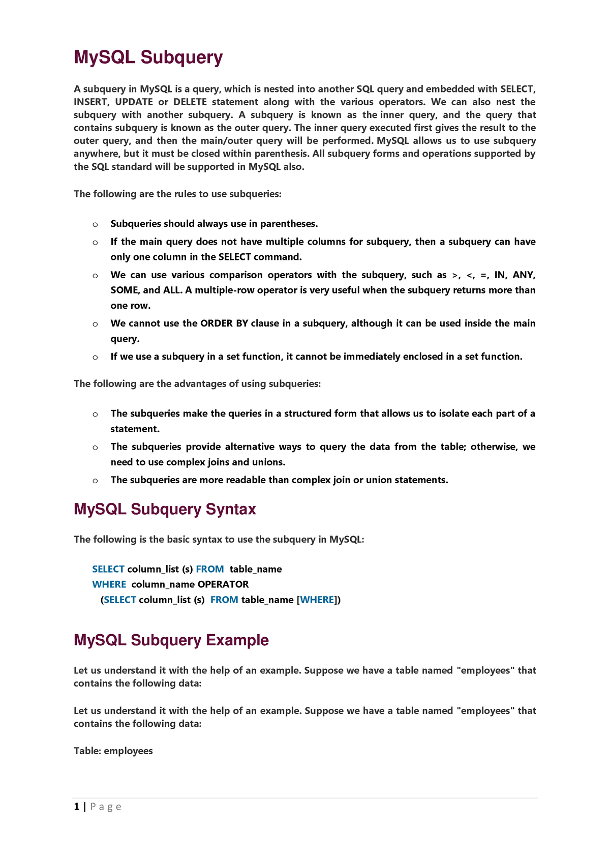 unit-2-dbms-kgibk-mysql-subquery-a-subquery-in-mysql-is-a-query