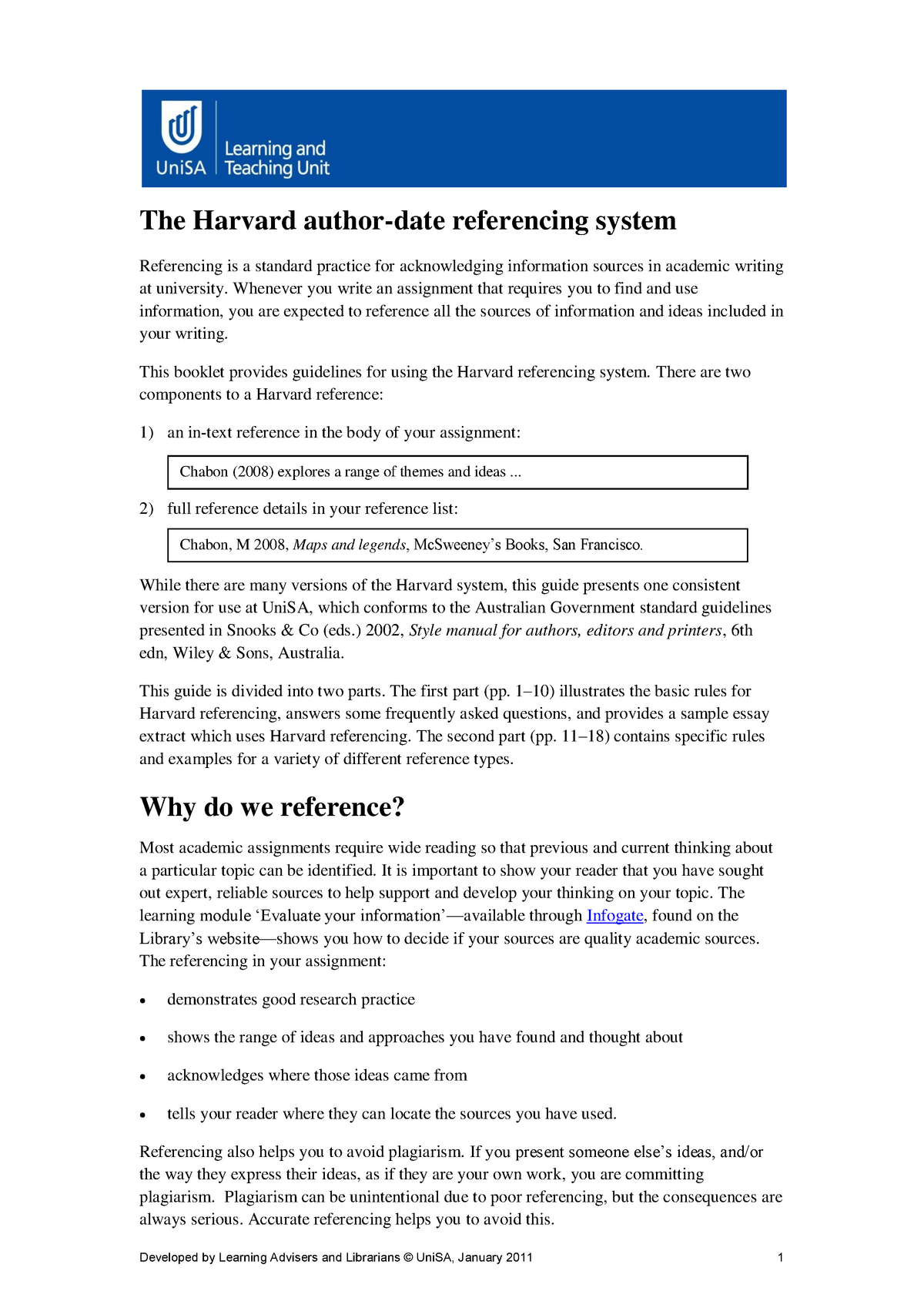harvard style assignment sample