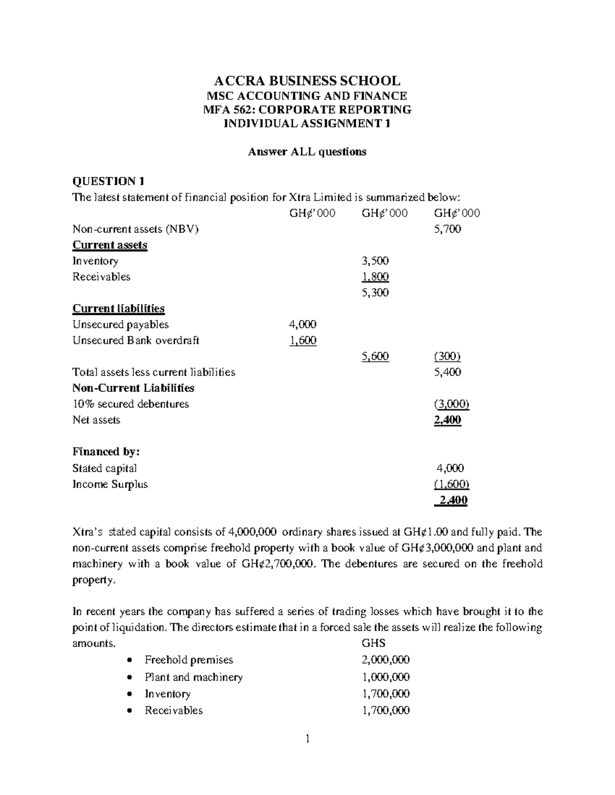 assignment-1-corporate-finance-1-accra-business-school-msc