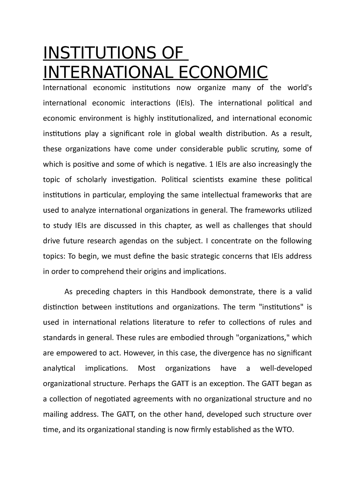 institution-of-international-economic-institutions-of-international