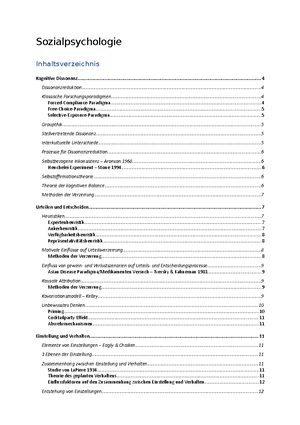 Sozialpsychologie 2 - Zusammenfassung - Sozialpsychologie 2 Prosoziales ...