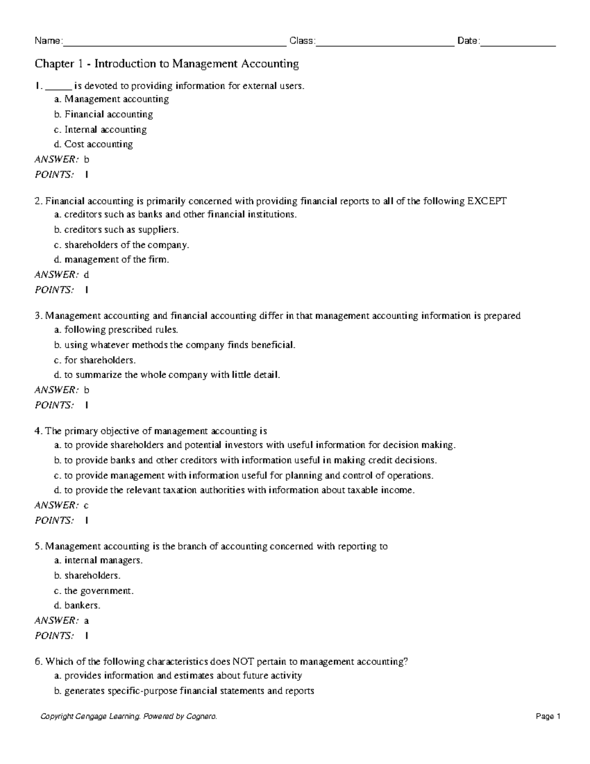 1 11 August 2018, questions and answers - Chapter 1 - Introduction to ...