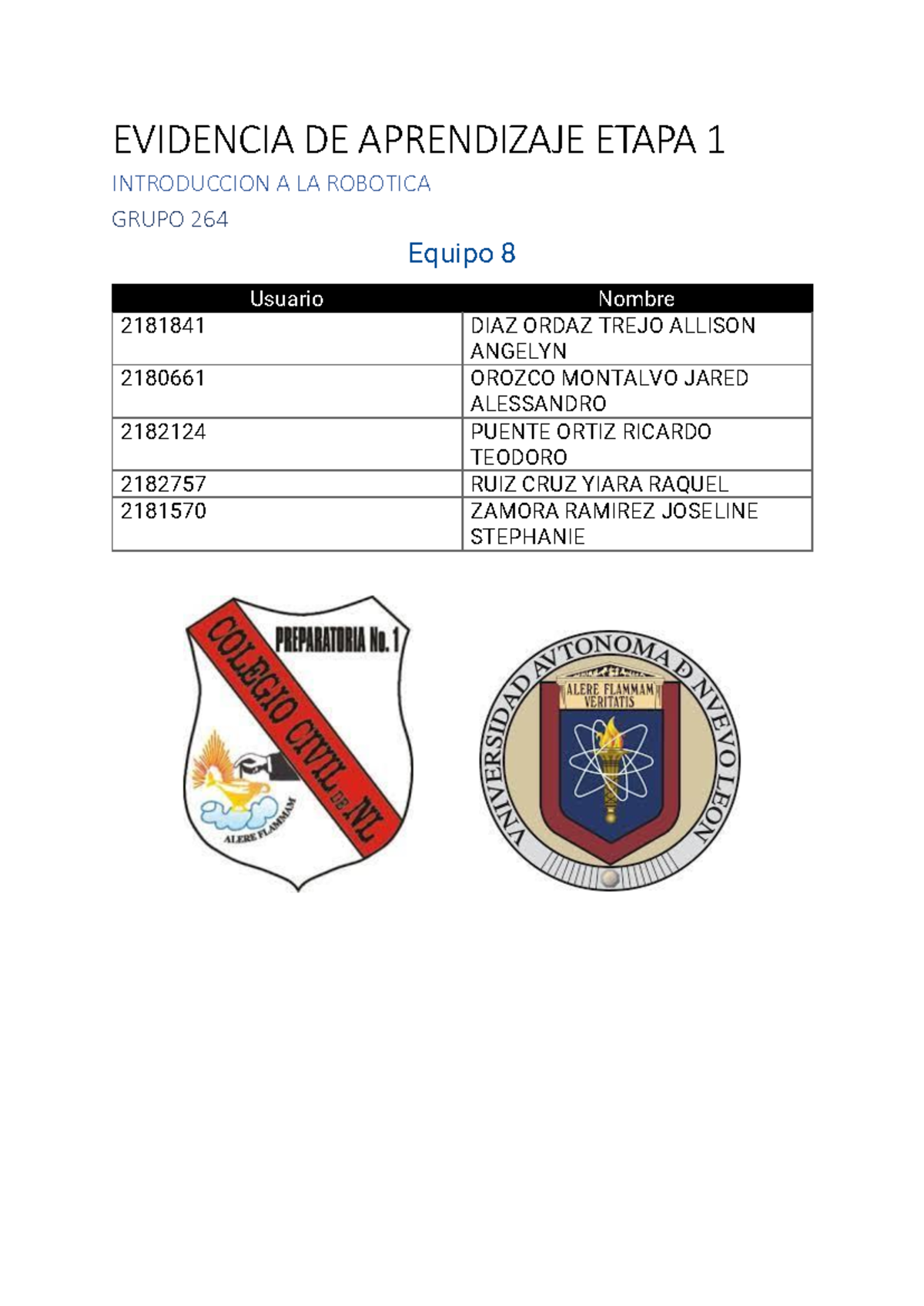 EVIDENCIA etapa 2 - EVIDENCIA DE APRENDIZAJE ETAPA 1 INTRODUCCION A LA ...