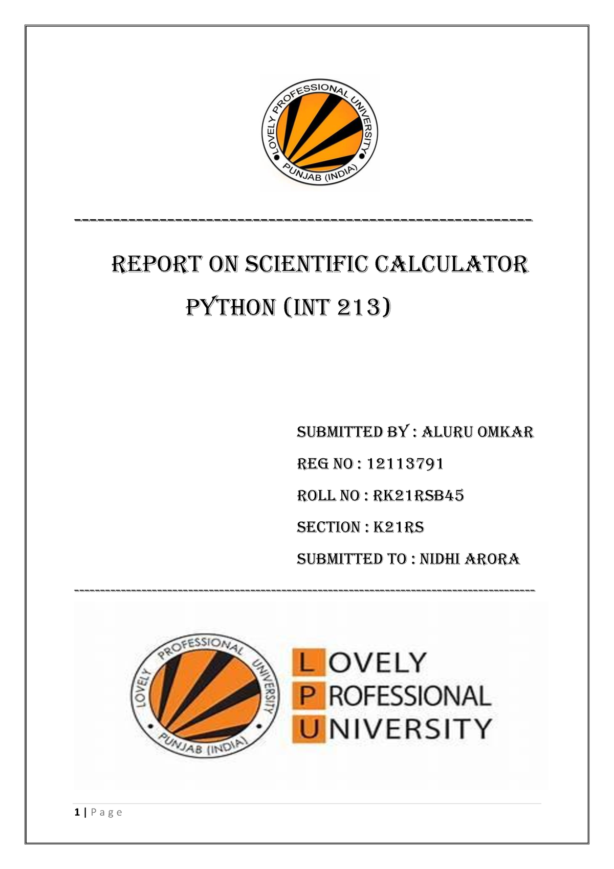 essay on scientific calculator