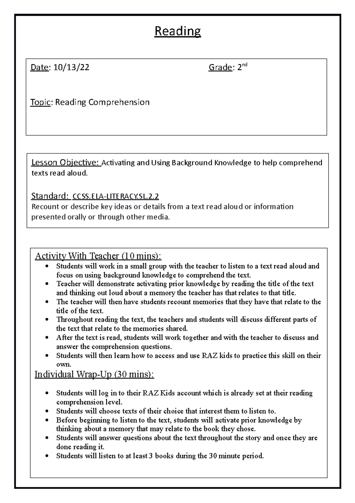 reading-comprehension-lesson-plans-date-10-13-22-grade-2-nd-topic