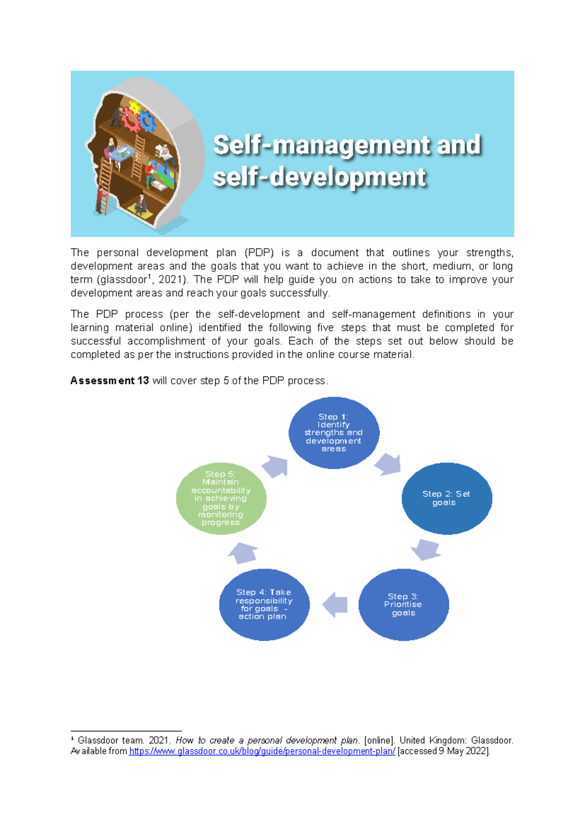 APP Template Finalx Information The personal development plan (PDP