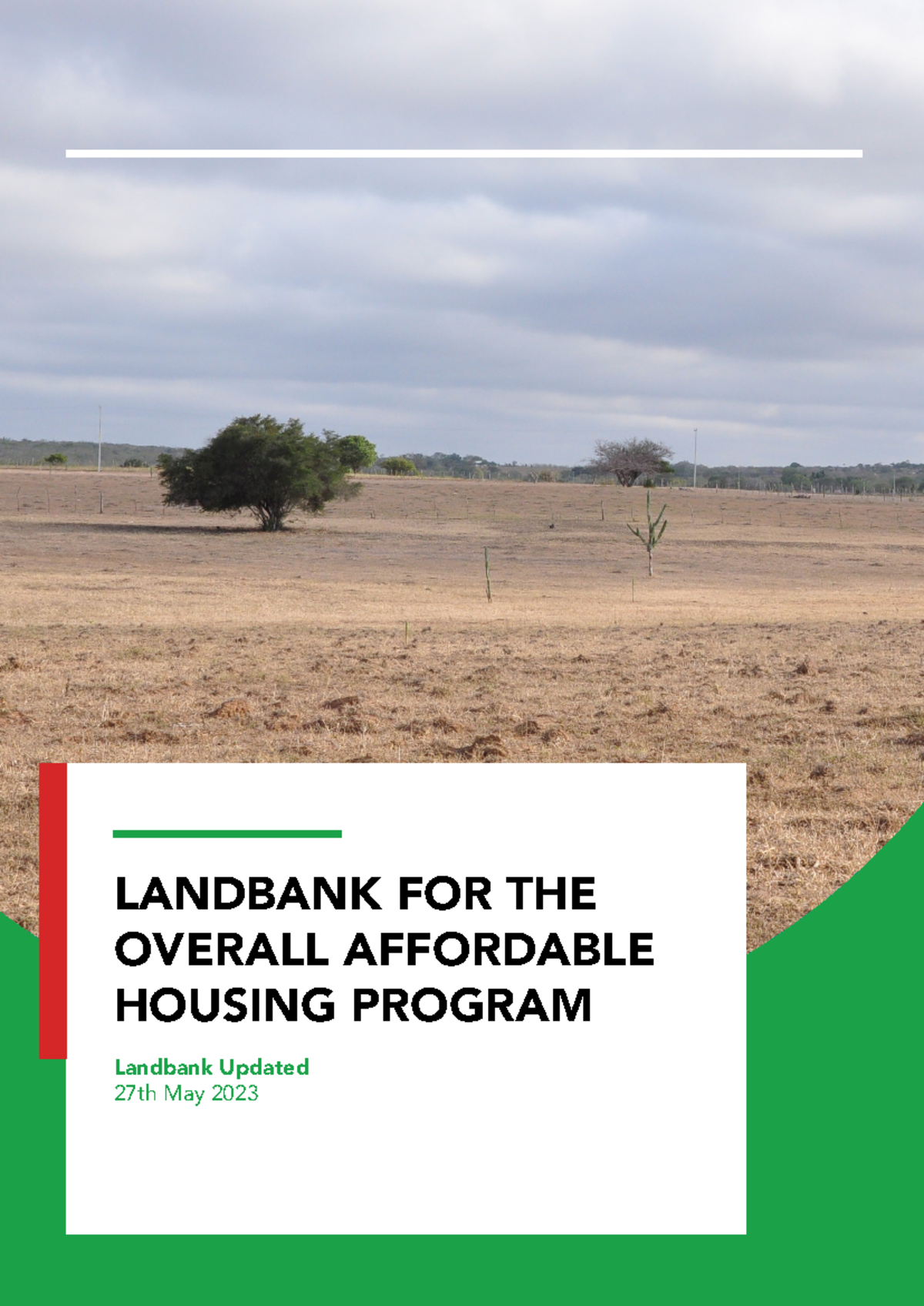 Overall AHP Landbank Summary Contract law LANDBANK FOR THE OVERALL