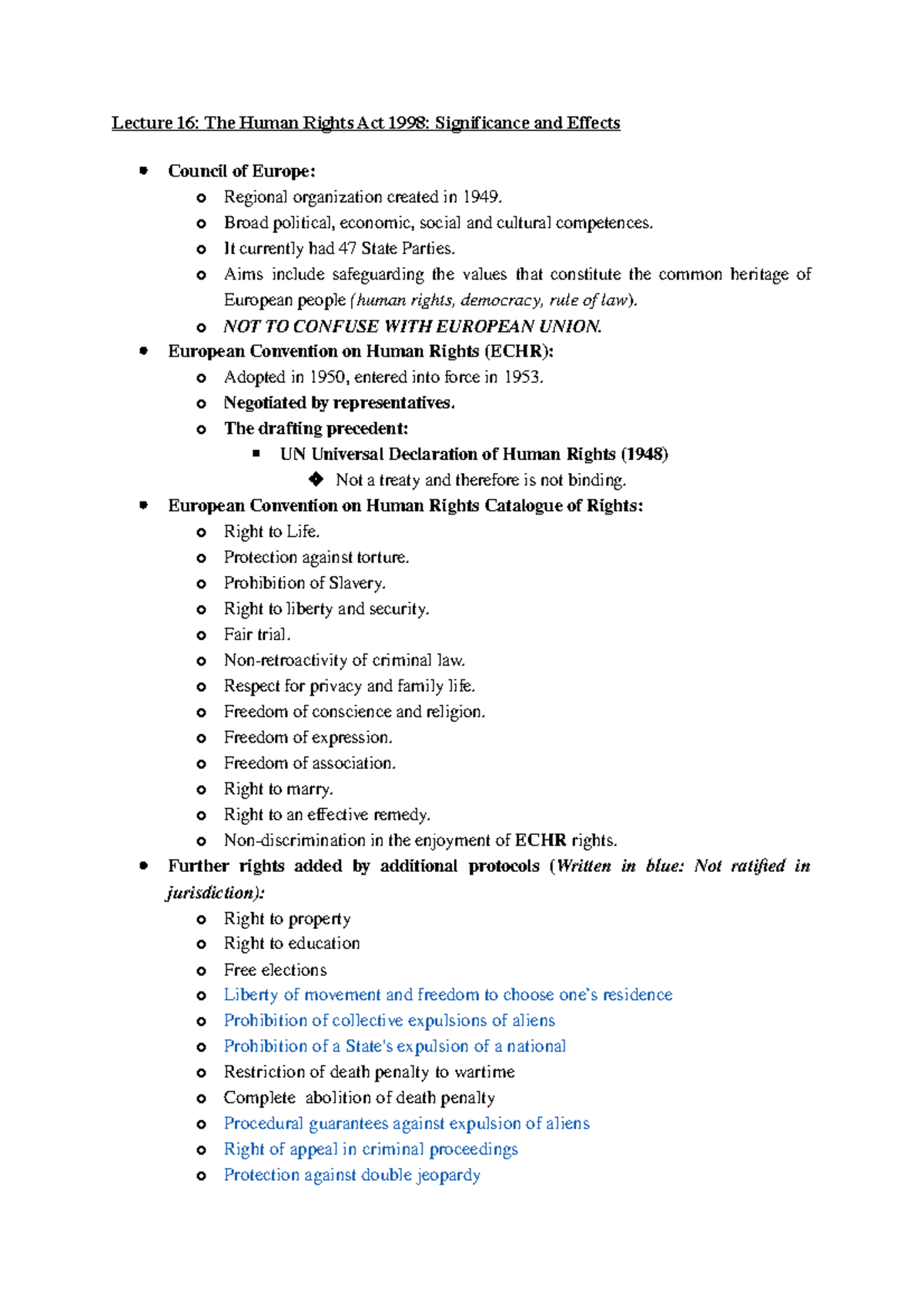 How Does The Human Rights Act 1998 Relate To Safeguarding