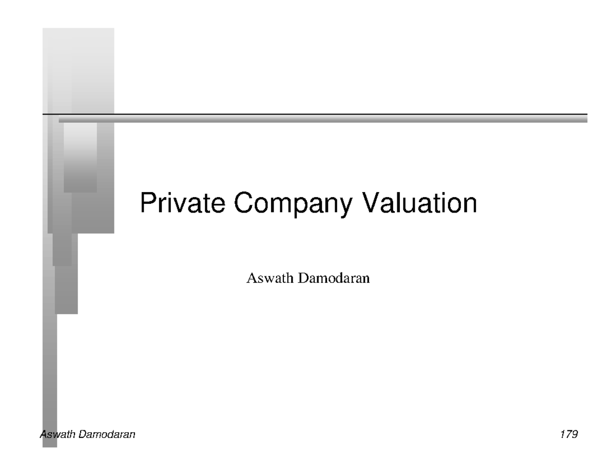 company-valuation-nyu-stern-private-company-valuation-aswath