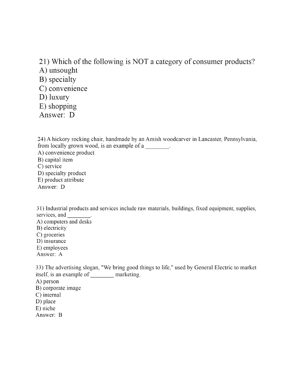 Mcq Principles Of Marketing - Principle Of Marketing - Studocu