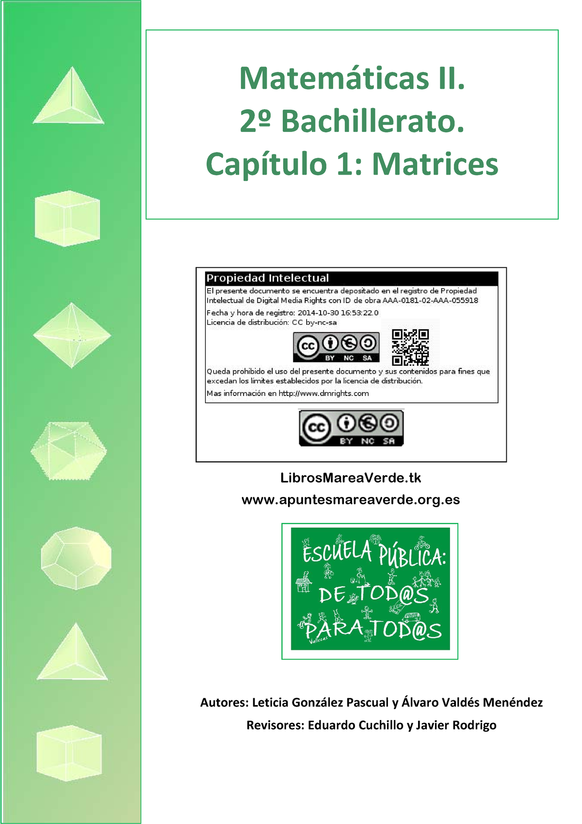 Matrices - Buen Tema - LibrosMareaVerde Apuntesmareaverde Autores ...