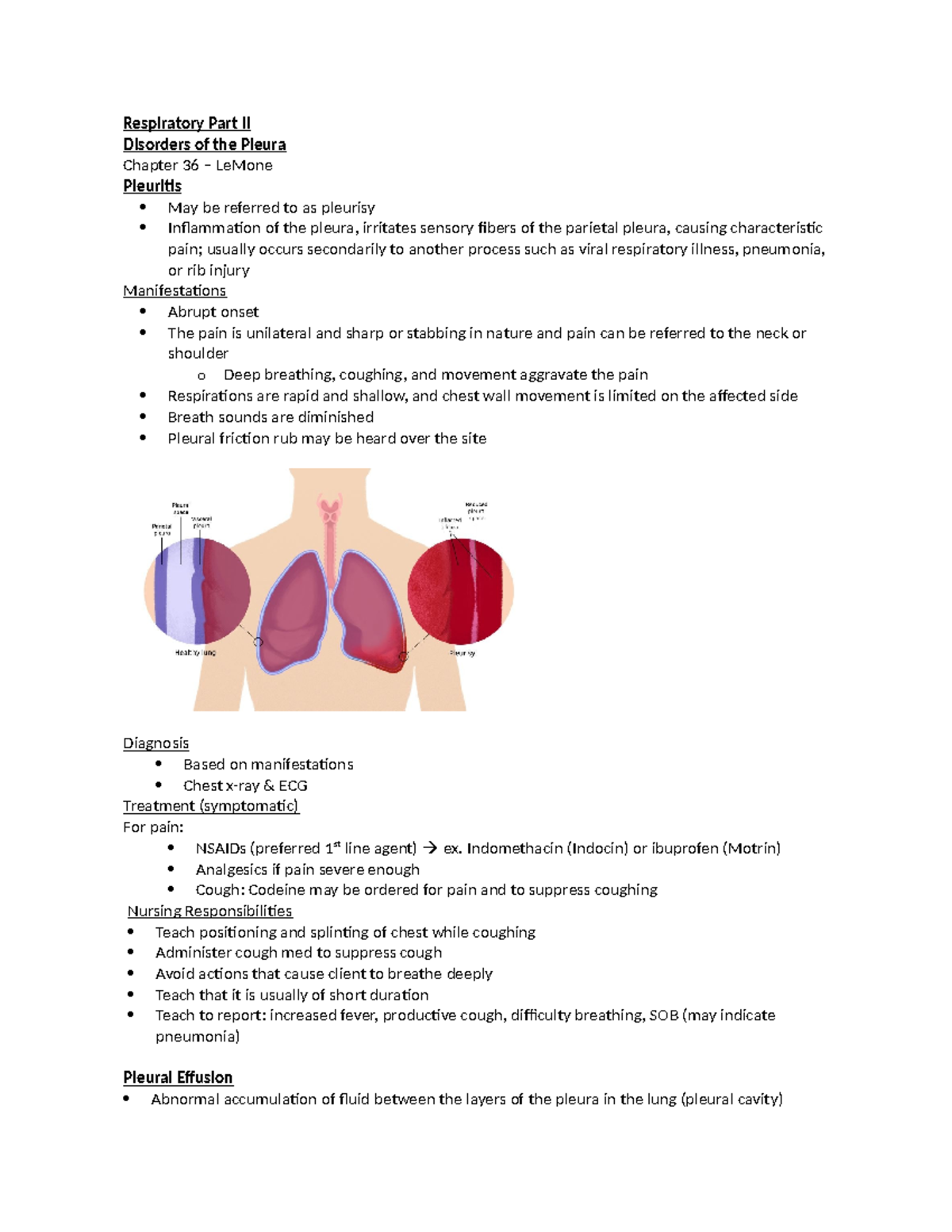 Respiratory Part II Student - Respiratory Part II Disorders of the ...