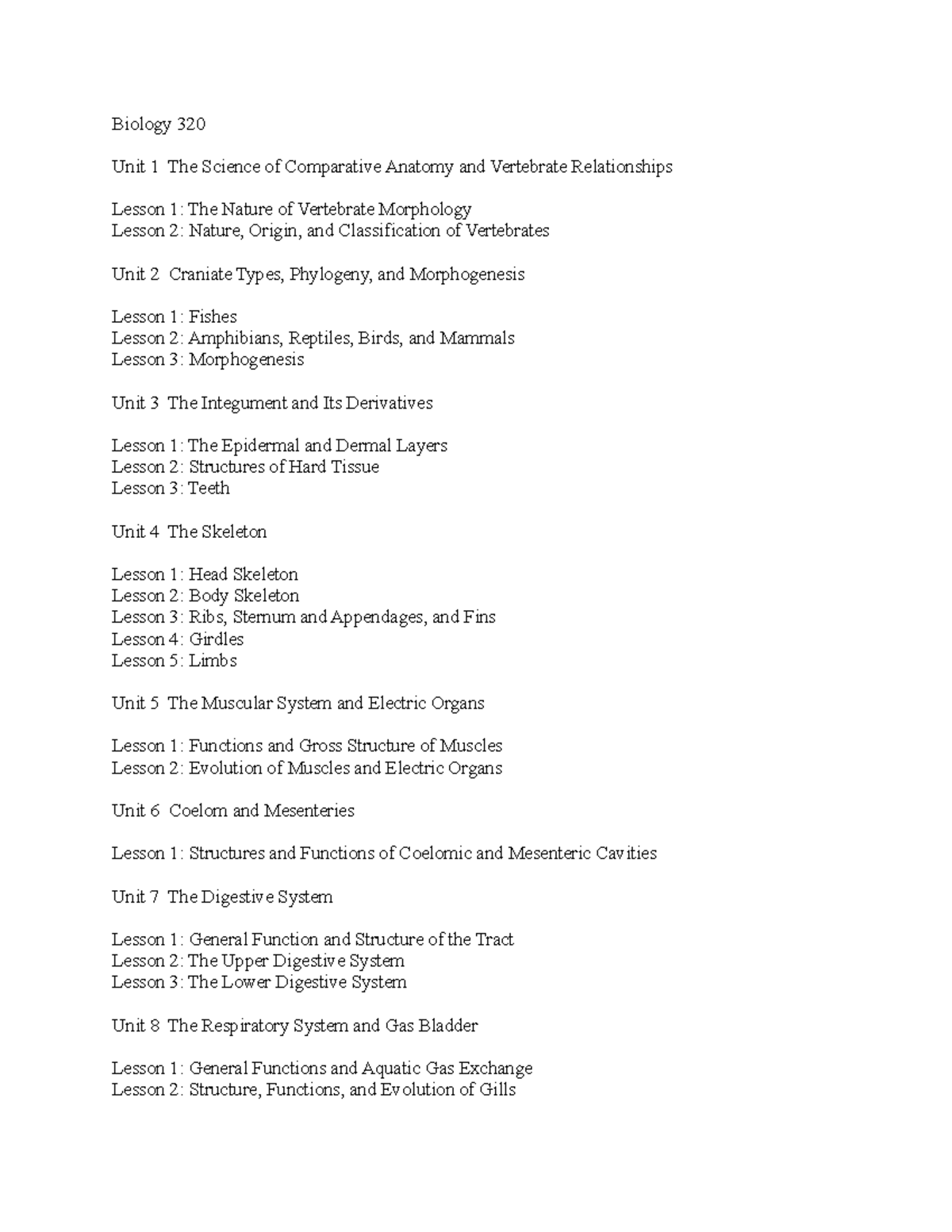 biology-320-summary-biology-320-unit-1-the-science-of-comparative