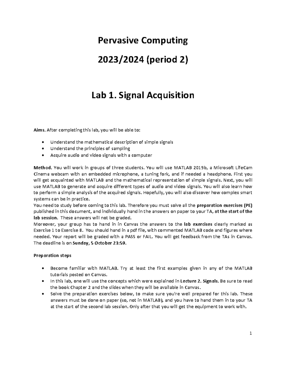 Lab1 2023 per 2 - le opdracht - Pervasive Computing 2023/2024 (period 2 ...