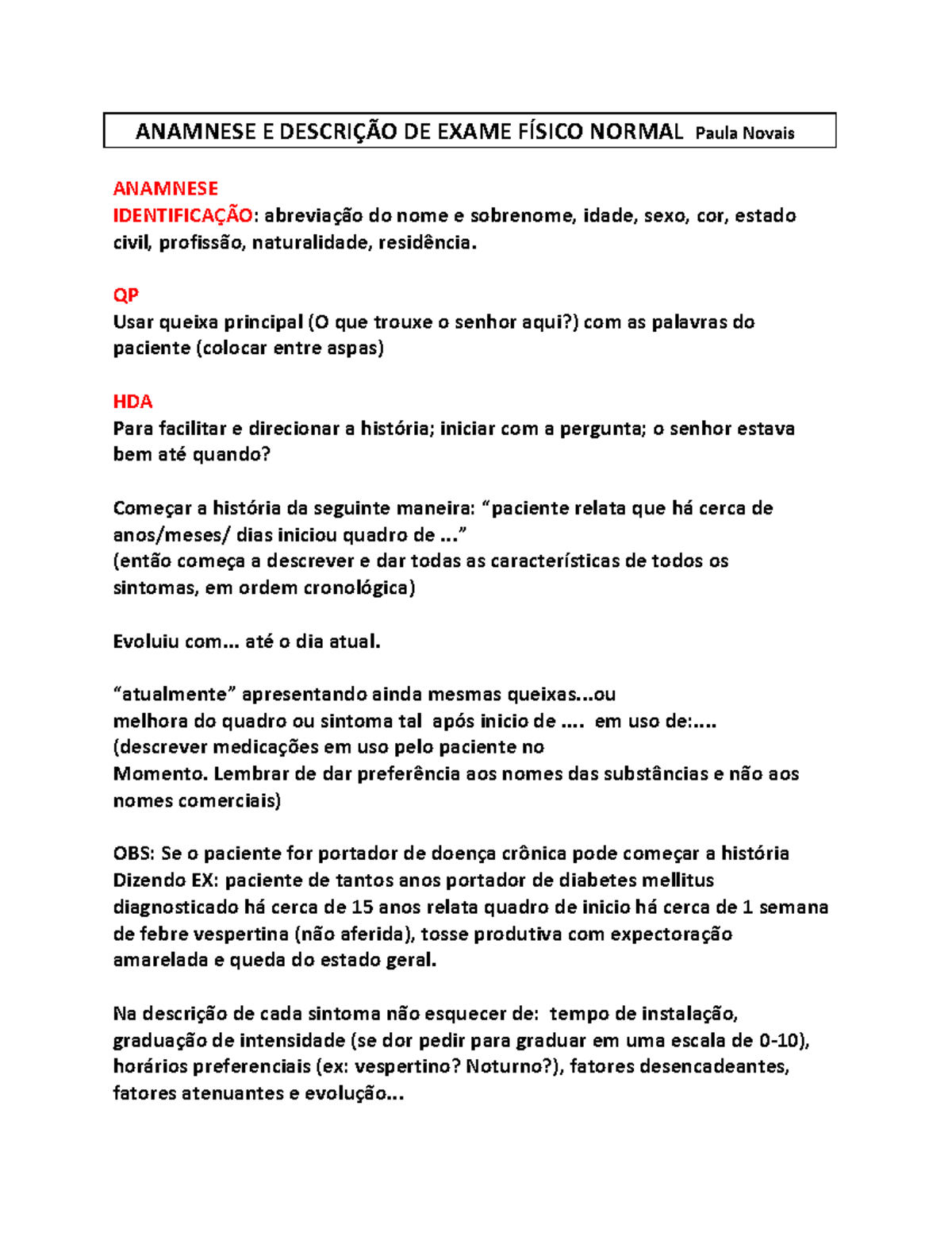 Anamnese-CAN Avaliação nutricional - FICHA DE ANAMNESE(CAN) 1.)  Identificação  Data da 1ª Consulta: - Studocu