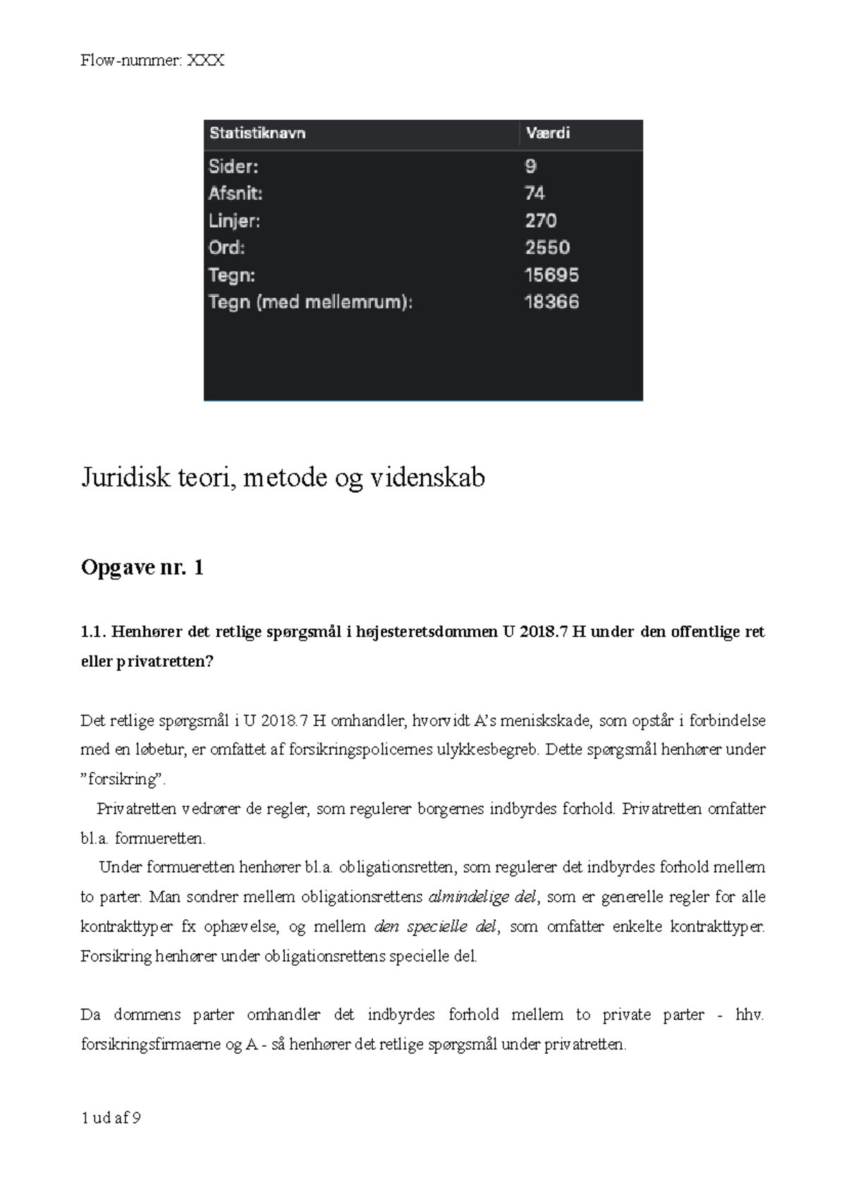 Juridisk Teori, Metode Og Videnskab Sommereksamen 2020 - Juridisk Teori ...