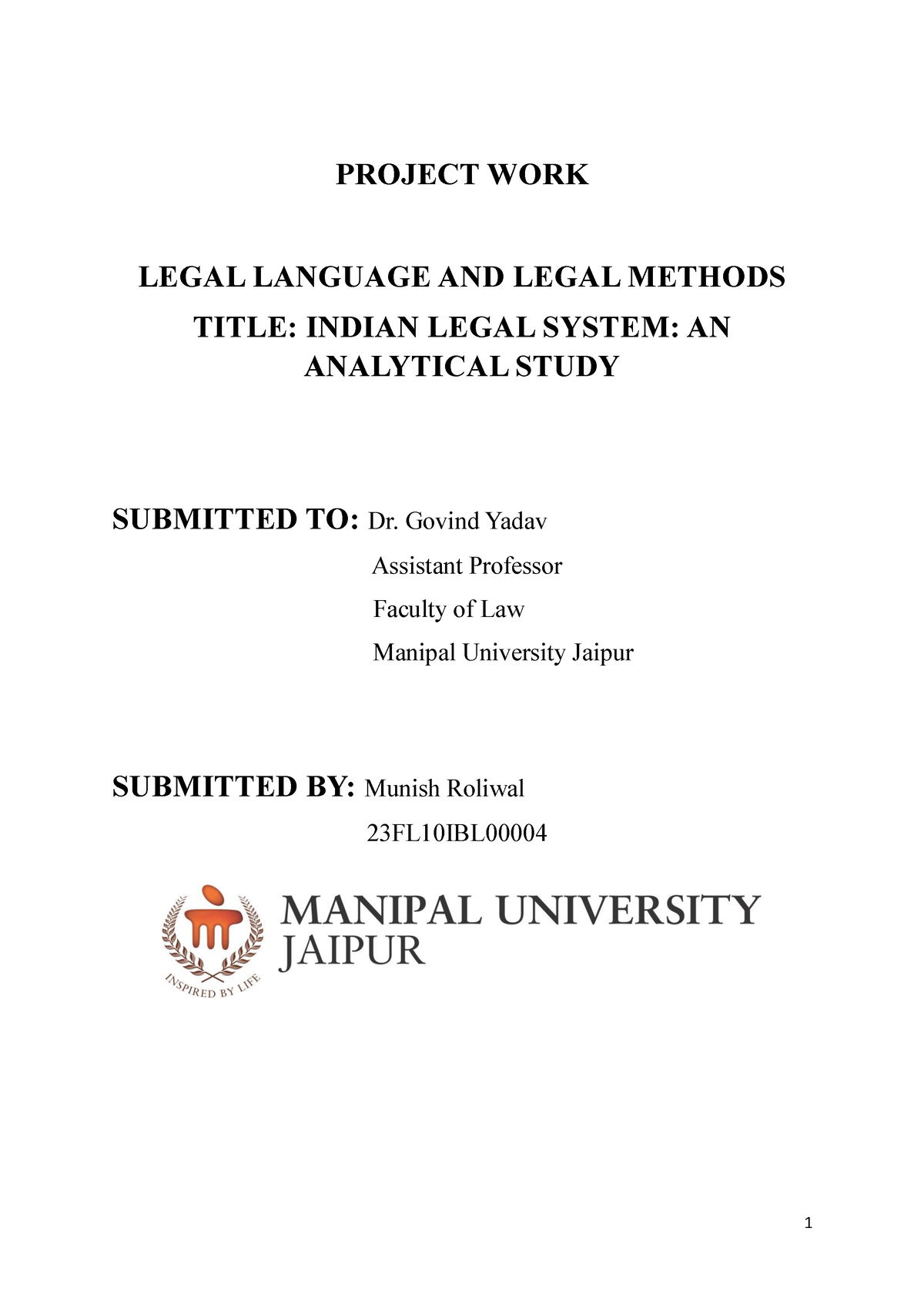 indian-legal-system-an-analytical-study-project-work-legal-language