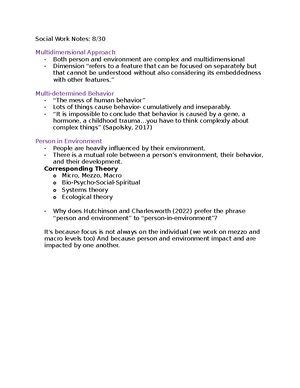 Swk Lecture notes on moral development - Implications for Social Work ...