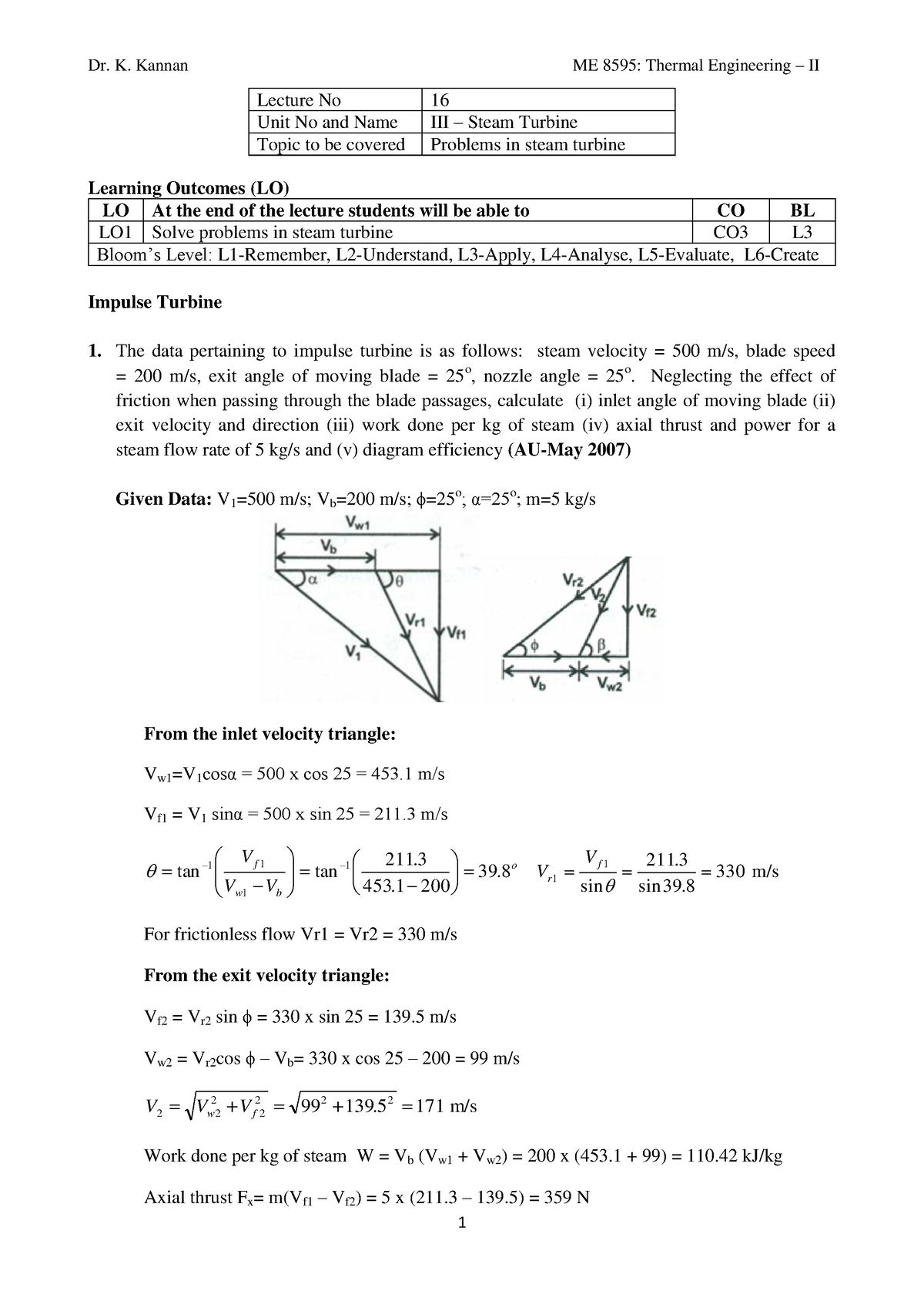 lecture-16-problems-in-steam-turbine-lecture-no-16-unit-no-and-name