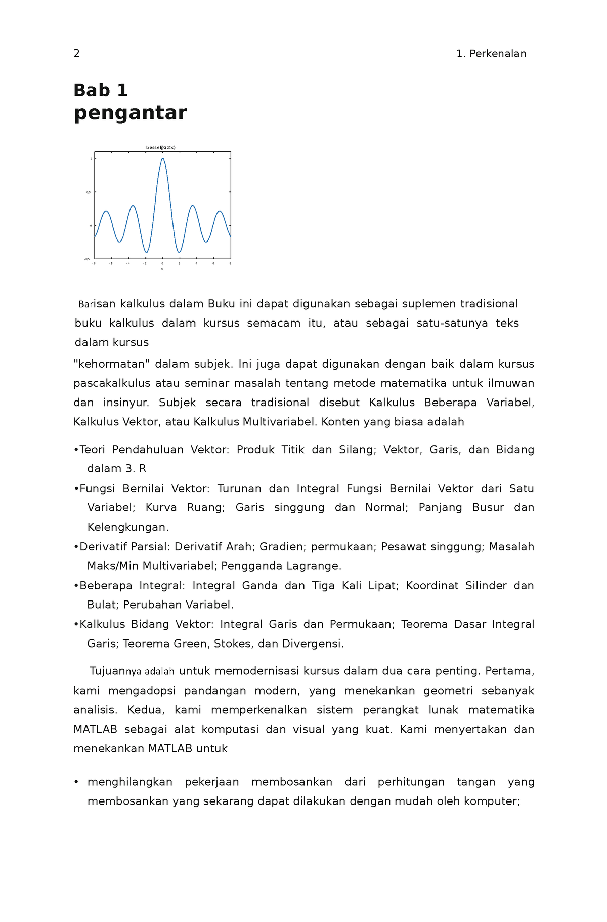 Bab 1 Kalkulus - 2 1. Perkenalan Bab 1 Barisan Kalkulus Dalam Buku Ini ...