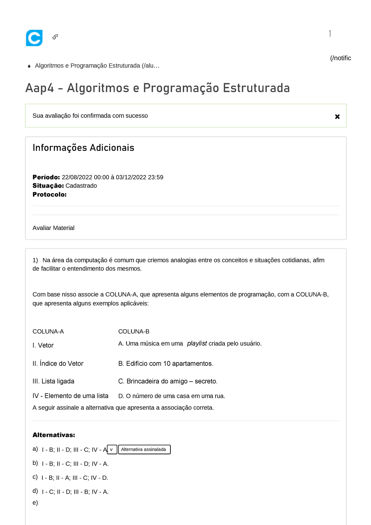 Aap Algoritmos e Programação Estruturada Algoritmos e Programação Estruturada alu Aap