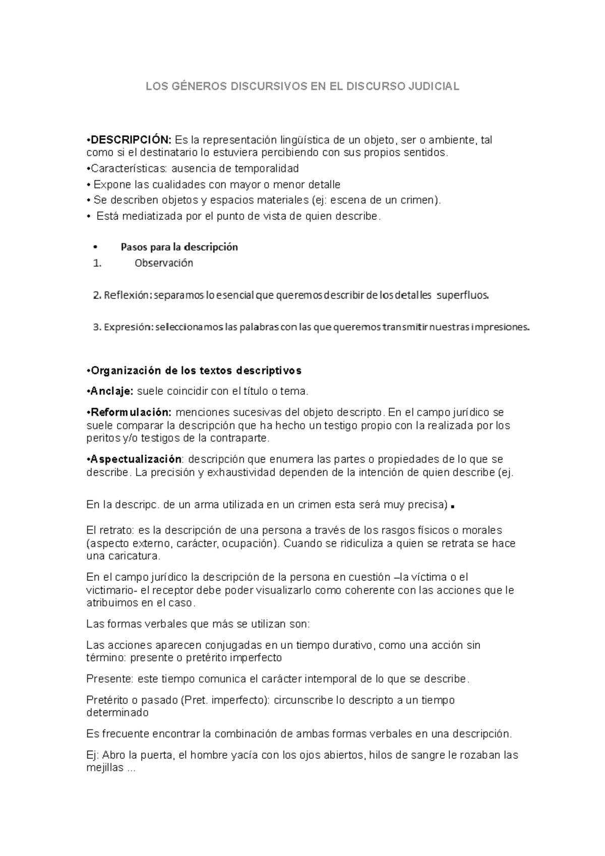 LOS Géneros Discursivos EN EL Discurso Judicial - LOS GÉNEROS ...