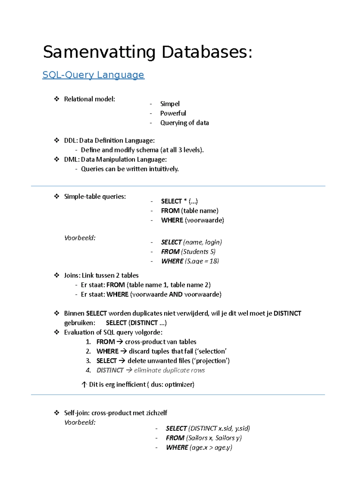 DBMS Unit3 Notes by Campusify - DBMS IMPORTANT NOTES 3 Join Our ...