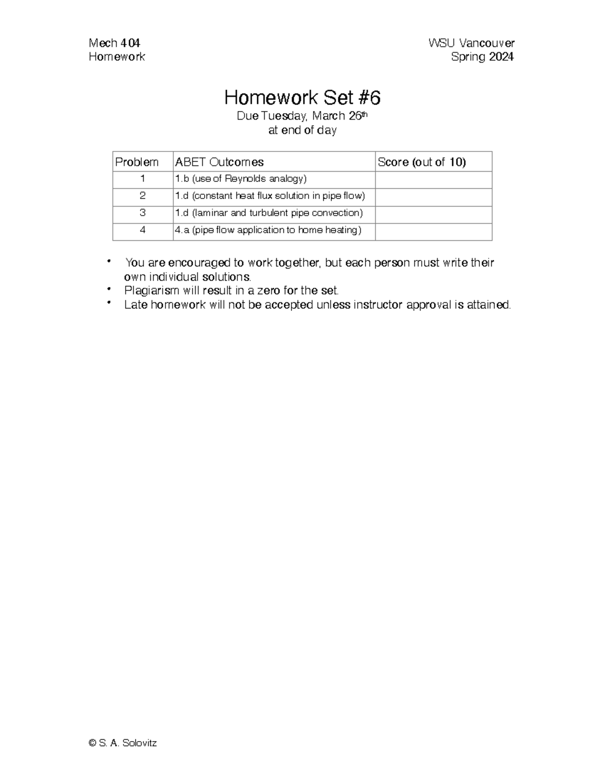 HW6 - Homework Spring 2024 Homework Set Due Tuesday, March 26th at end ...
