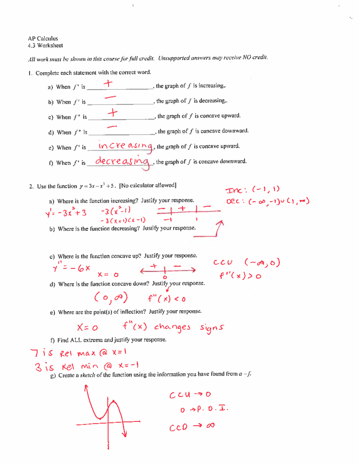 4.3 Calc - Work - MAC2311 - Studocu