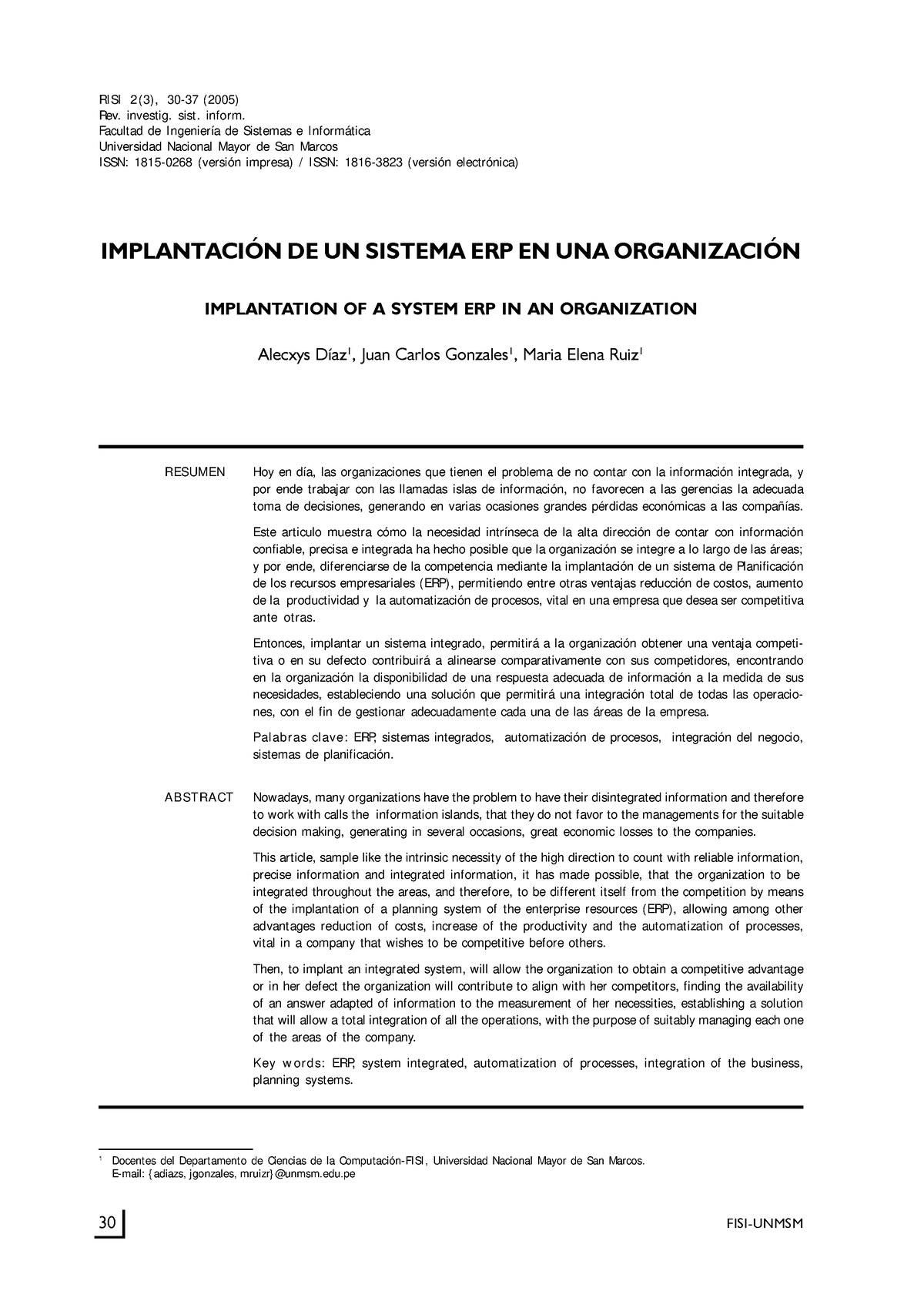 2862 - Apuntes - 30 IMPLANTACION DE UN SISTEMA ERP EN UNA ORGANIZACI”N ...