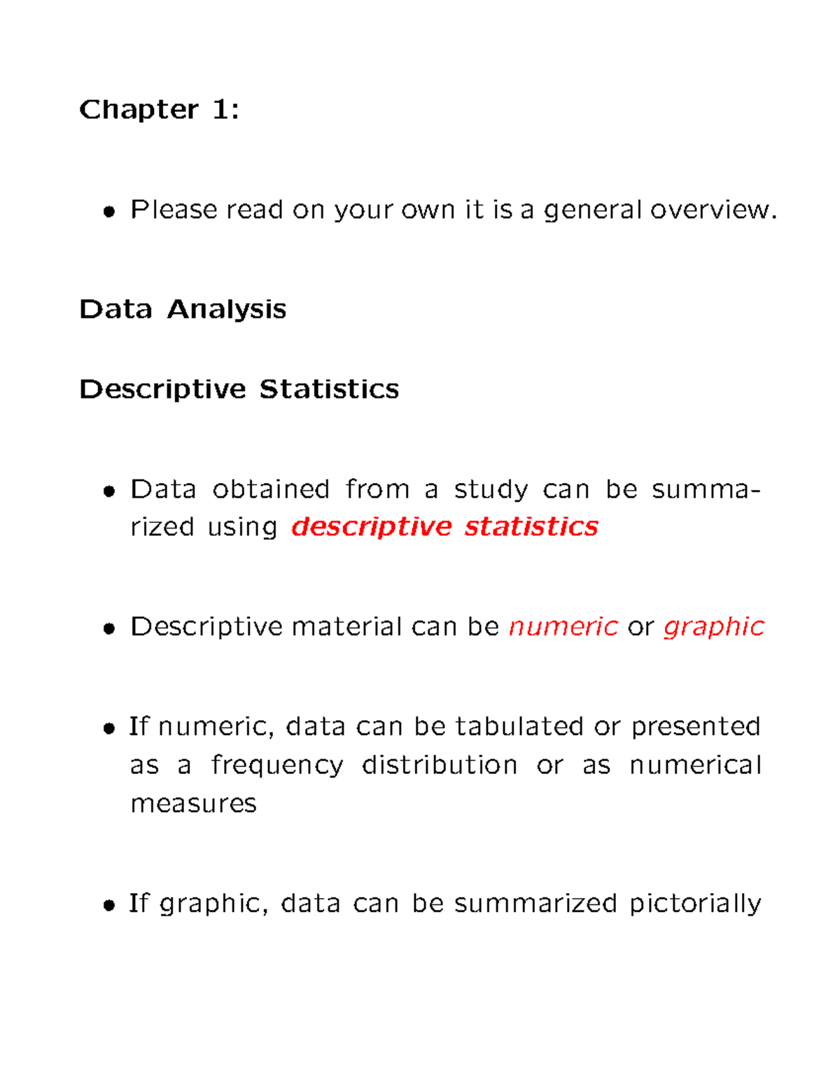 Descriptive Stats - notes - ♣t r P s r ♦♥ ②♦ r ♦ ♥ t s ♥ r ♦ r t - Studocu