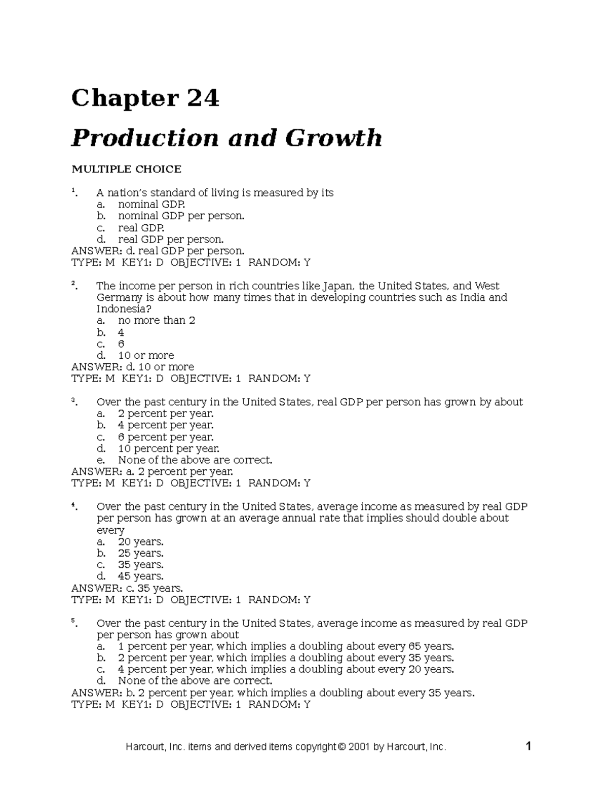 Chap24 - This Is A Test Bank To Practice For The Exam. - Chapter 24 ...