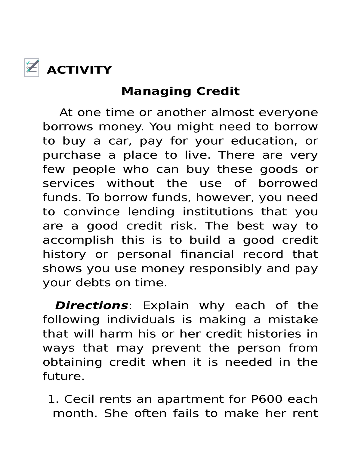 activity-8-activity-managing-credit-at-one-time-or-another-almost