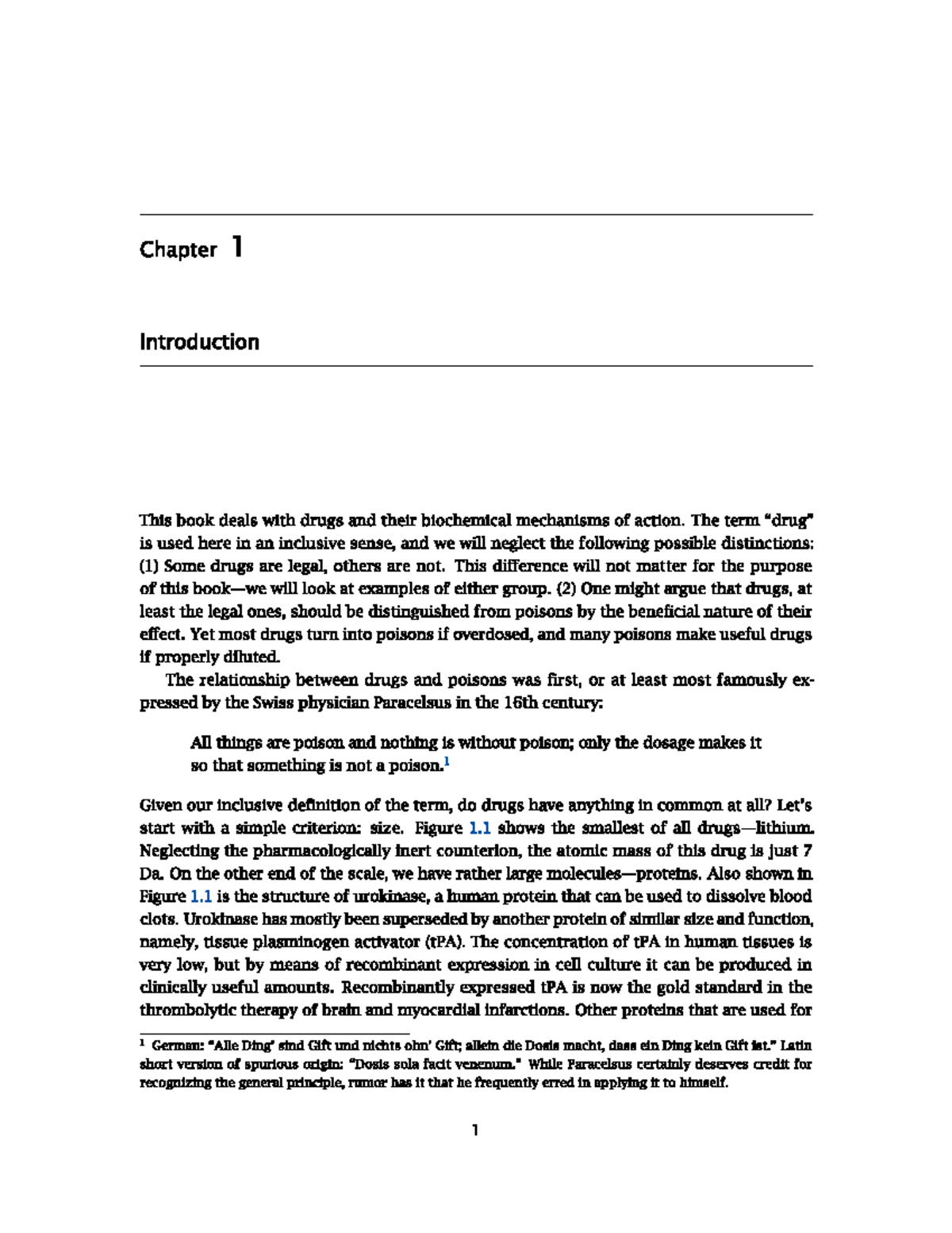 W1 Chapter 1 reading - Summary Introduction to Pharmacology, Third ...