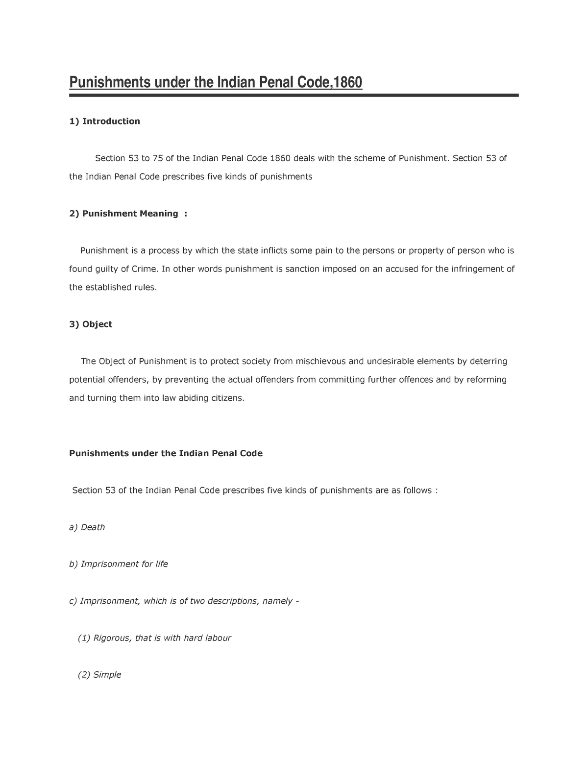 document-punishments-under-the-indian-penal-code-1-introduction