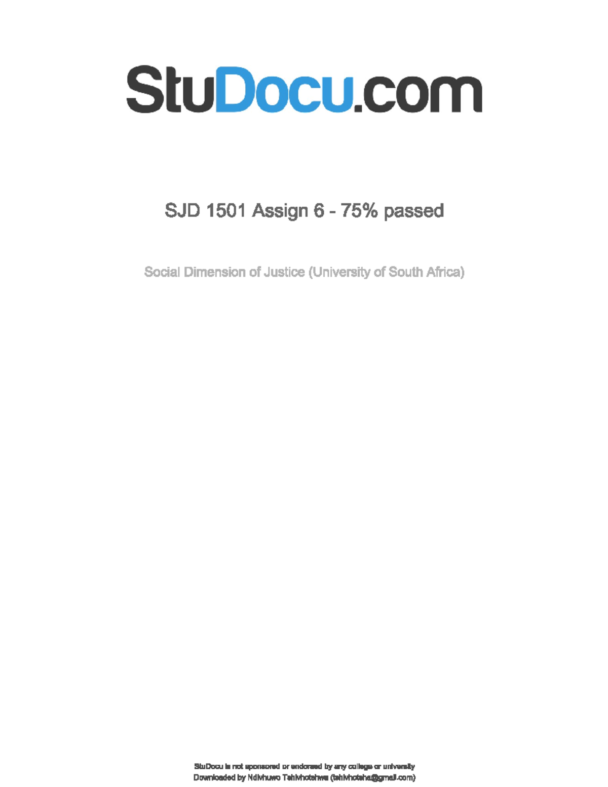 Sjd Assignment 7 Example 3 Sjd1501 Unisa Studocu Sjd Assignment 7 Example 3 Sjd1501 Unisa Studocu