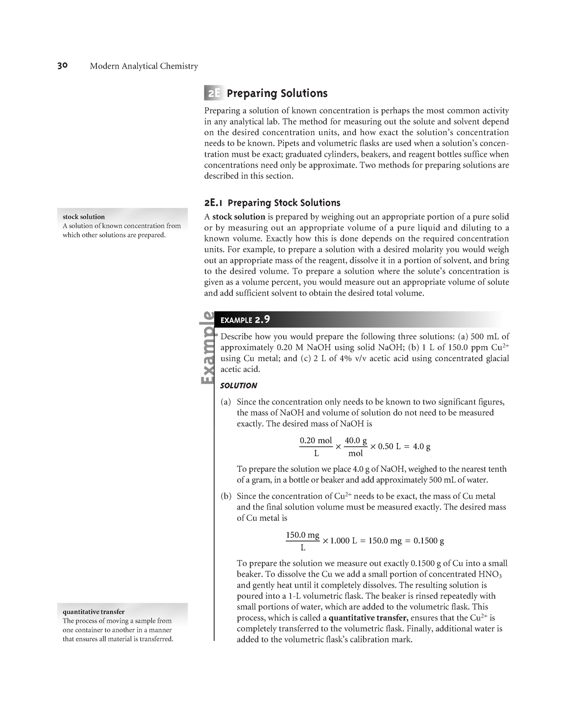 Modern Analytical Chemistry chapter 4 - 30 Modern Analytical Chemistry ...