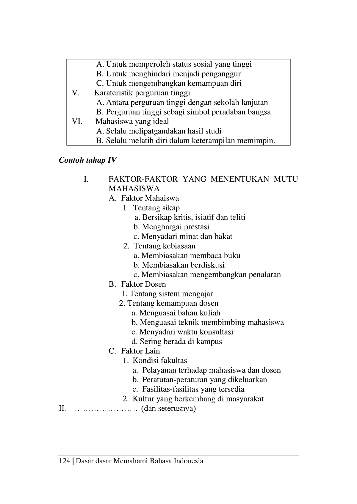 Dasa Dasar Memahami Bahasa Indonesia Pdf-131 - 124 | Dasar Dasar ...