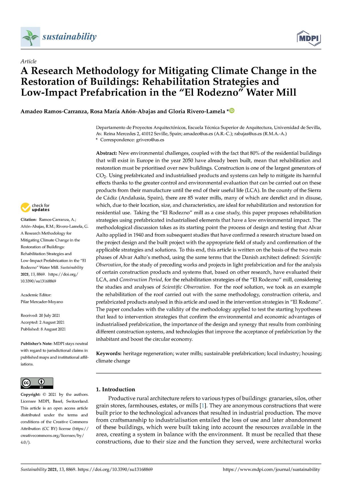 Sustainability 13 08869 V3 - Sustainability Article A Research ...